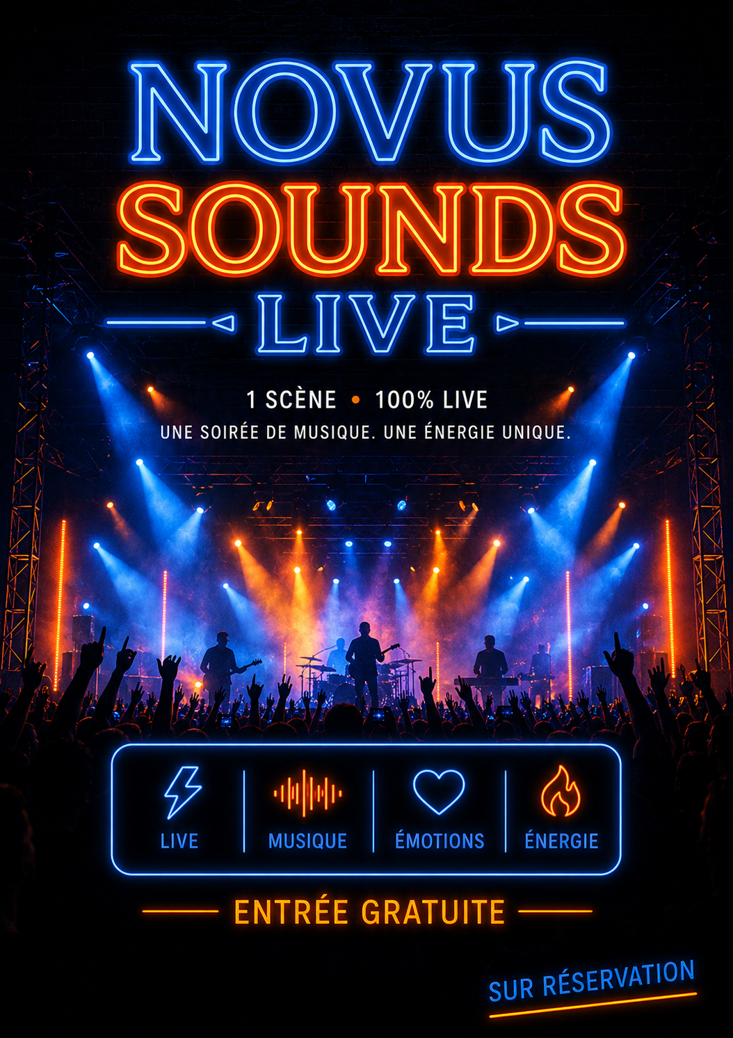 Affiche NOVUS SOUNDS LIVE